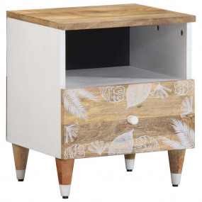 Bedside Cabinet Mango natural, white