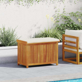 Cushion Box Wood Natural Solid Acacia wood Medium Cushi...