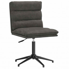 Dining Chair Black Faux leather, plywood, metal Standar...