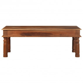 Coffee Table Honey-Colored Solid Acacia Wood 43.3 x 23....