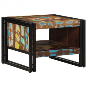 Coffee Table Multicolor Solid reclaimed wood and iron M...