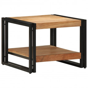 Coffee Table Acacia wood tone, Black Solid Acacia wood,...