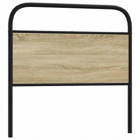 Headboard Sonoma oak Steel 35.4 in width Durable Headbo...