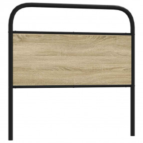 Headboard Sonoma oak Steel, engineered wood Single Dura...