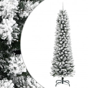 Christmas Tree White and green PVC, PE, steel Slim