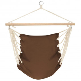 Hammock Chair Brown Wood Compact Foldable Portable