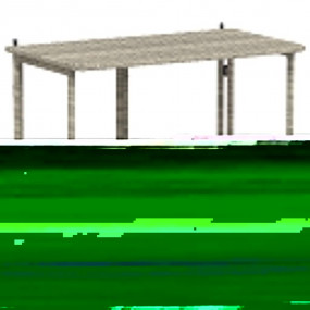 Garden Table Light Grey PE rattan, Powder-coated steel,...