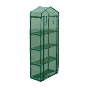 Greenhouse Transparent green PVC cover 4 tier