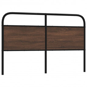 Headboard Brown Oak Steel Full Classic/Traditional Head...