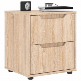 Bedside Cabinet Sonoma oak Engineered wood 17.7x15.7x19...