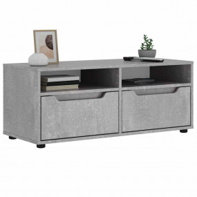 TV Cabinet Concrete Grey Engineered Wood