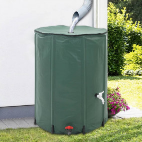 Water Tank Green PVC 66 Gallon capacity Collapsible Cir...