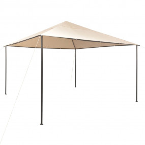 Gazebo Beige Steel frame, Oxford fabric 13.1 x 13.1 x 9...