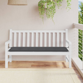 Garden Bench Cushion Anthracite Oxford fabric (100% pol...