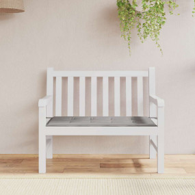Garden Bench Cushion Grey Oxford fabric (100% polyester...
