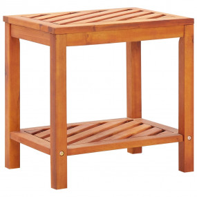 Side Table Natural wood Solid acacia wood Small Durable