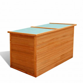Storage Box Brown Fir wood, plywood, waterproof roof