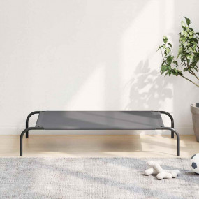 Elevated Dog Bed Grey Oxford fabric, powder-coated stee...