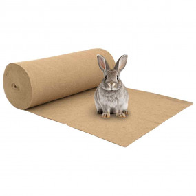 Hemp Mat Natural Brown 100% Hemp 1 x 82.0 ft roll Durab...