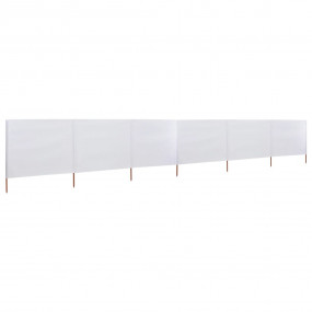 Wind Screen White Non-woven fabric, wooden pole 315.0 x...