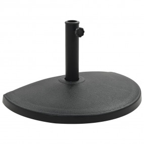 Parasol Base Black Polyresin Standard Heavy Weight Supp...