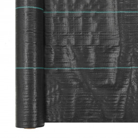 Weed Membrane Black Polypropylene 2 x 16.4 ft Durable