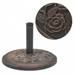 Parasol Base Bronze Resin, Steel Standard Decorative In...