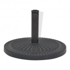 Parasol Base Black Resin, Steel 64 pounds Durable Paras...