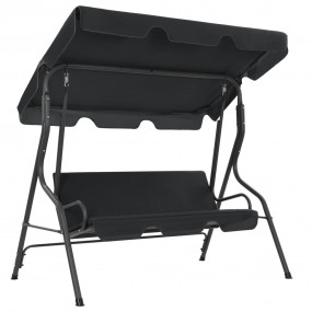 Garden Swing Chair Anthracite Powder-coated steel 66.9x...