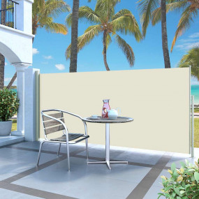 Side Awning Cream Polyester with PU coating 47.2 x 118....
