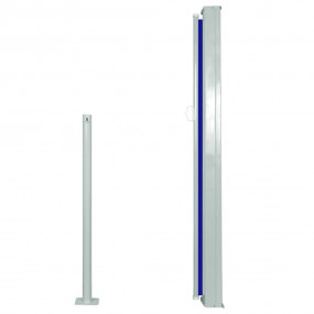Side Awning Blue Polyester fabric with PU coating 47.2x...