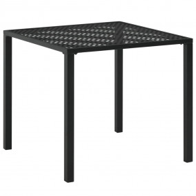 Outdoor Table Black E-coated and powder-coated steel 31...