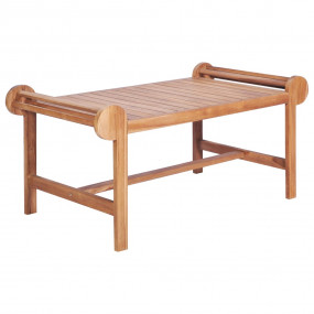 Garden Table Teak Solid Teak Medium Durable Coffee Tabl...