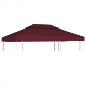 Gazebo Top Cover Bordeaux Polyester with PVC coating 13...
