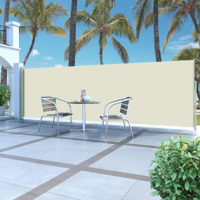 Side Awning Cream 100% polyester fabric with PU coating...