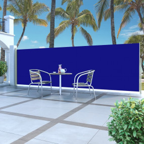 Side Awning Green grey, blue Steel, 100% polyester with...