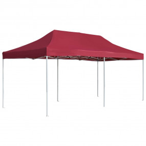 Party Tent Wine Red Aluminum alloy, Oxford fabric with ...
