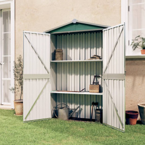 Garden Shed Green Galvanized steel, plastic Standard Ga...