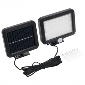 Solar Lamp Black ABS Medium Lights Solar Lamp Rectangul...