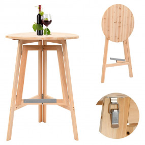Bar Table Natural wood Fir Wood