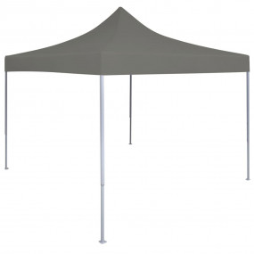 Party Tent Anthracite Powder-coated steel 10x10 ft Coll...