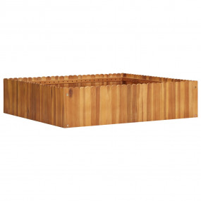 Raised Bed Natural wood color Solid acacia wood Medium ...