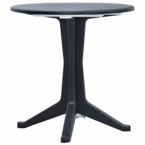 Garden Table Anthracite Plastic Medium Lightweight Bist...