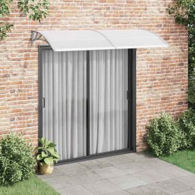 Door Canopy Grey brackets and transparent sheets