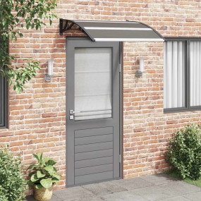 Door Canopy Transparent brown and black Polycarbonate M...