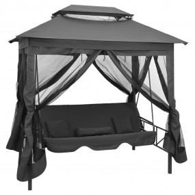 Hammock Anthracite Powder-coated steel, Polyester Extra...