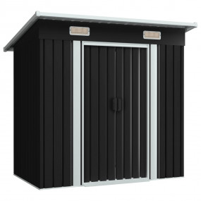 Garden Shed Anthracite Galvanized steel 74.8 x 48.8 x 7...