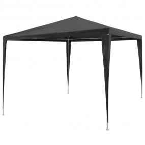 Party Tent Anthracite Polyethylene roof, Steel frame 10...