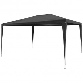 Party Tent Anthracite Polyethylene roof and steel frame