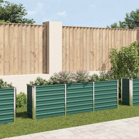 Raised Bed Green Galvanized steel Large Durable Garden ...